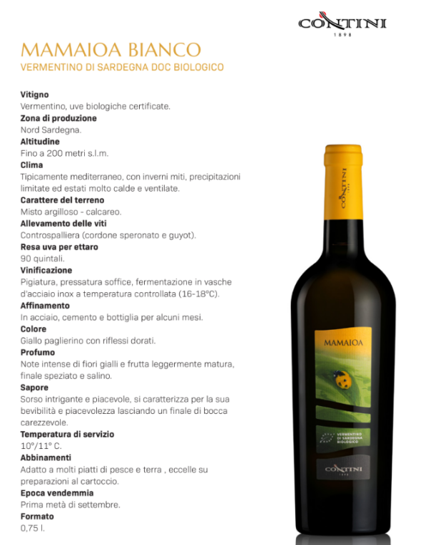 Mamaioa Vermentino bianco - immagine 2