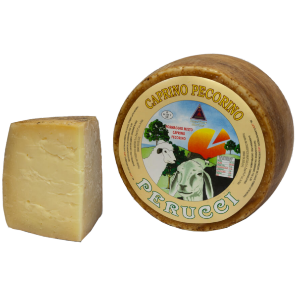 Formaggio di latte misto pecorino caprino.
