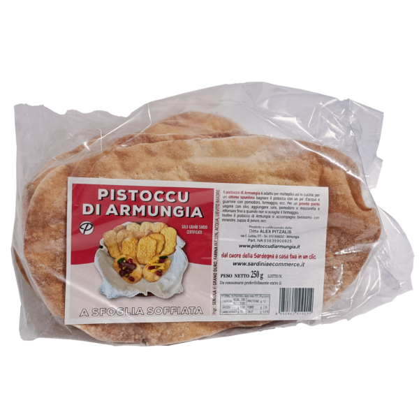 Pane Pistoccu Di Armungia A sfoglia soffiata- 250 g