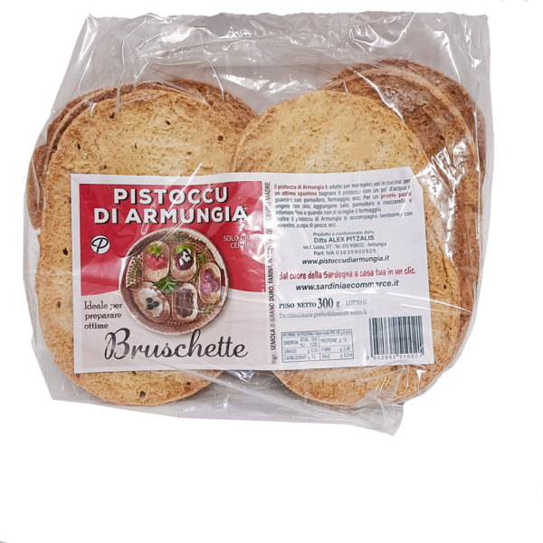 Pane Pistoccu Di Armungia - Bruschette