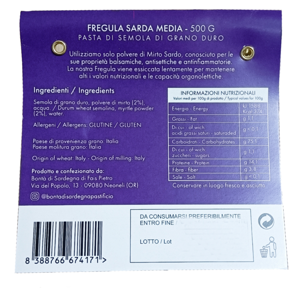 Mauredda Fregola Sarda al Mirto - immagine 3