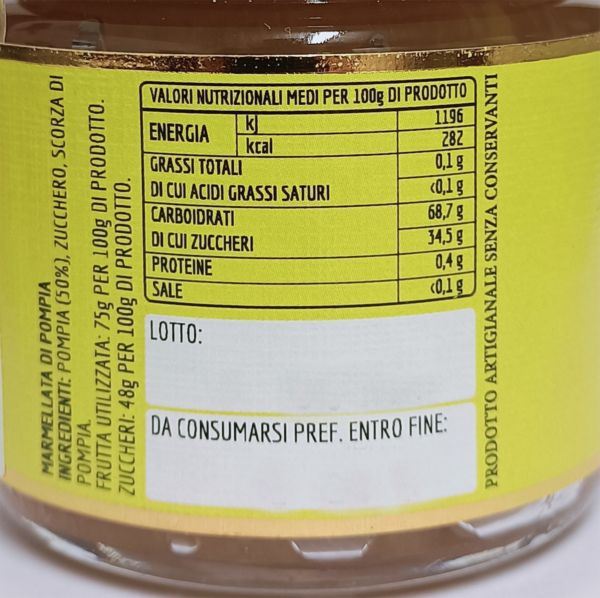 Marmellata di  Pompia - immagine 3