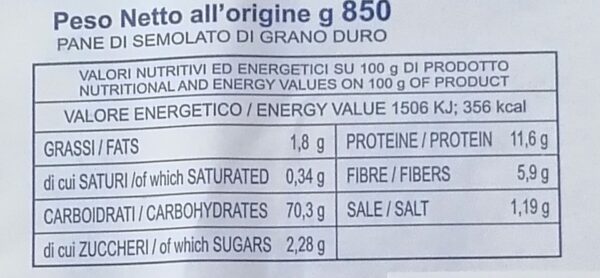Carasau 850 gr Confezione da 10 pacchi - immagine 2