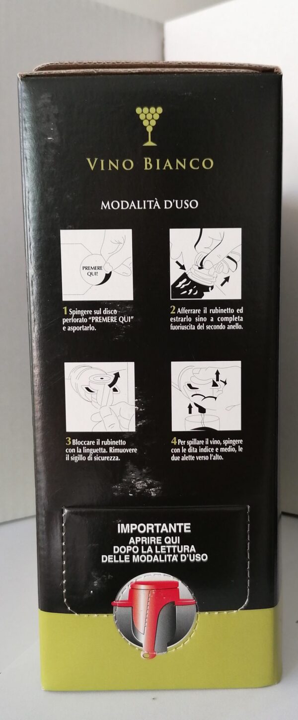 Bag in Box - Vino Bianco -  lt.5 - immagine 3