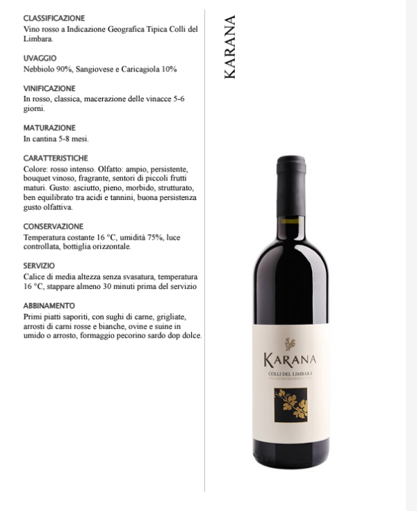 Karana Vino Rosso IGT - immagine 2