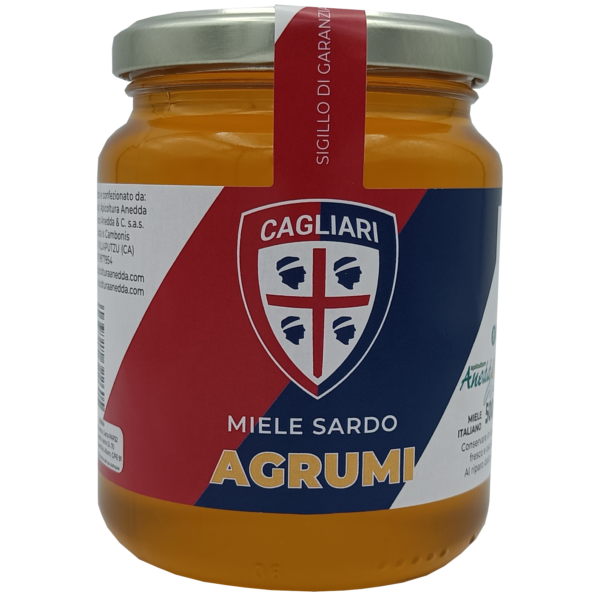 Cagliari calcio Miele sardo artigianale di agrumi
