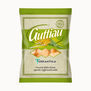 Guttiau Snack Rosmarino 75 g Cartone da 18 Pz