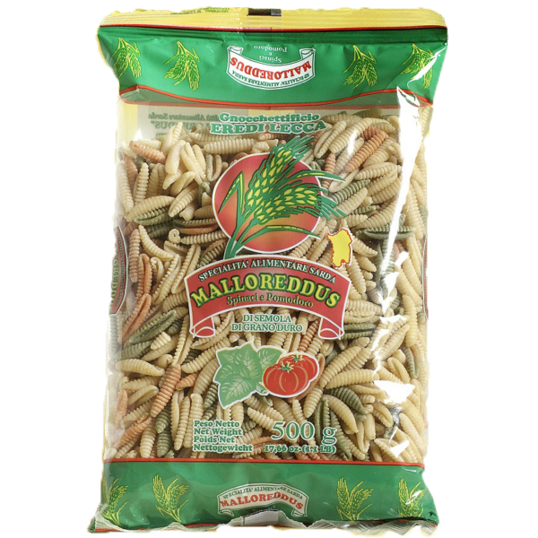 Malloreddus al Pomodoro e Spinaci - 500 g